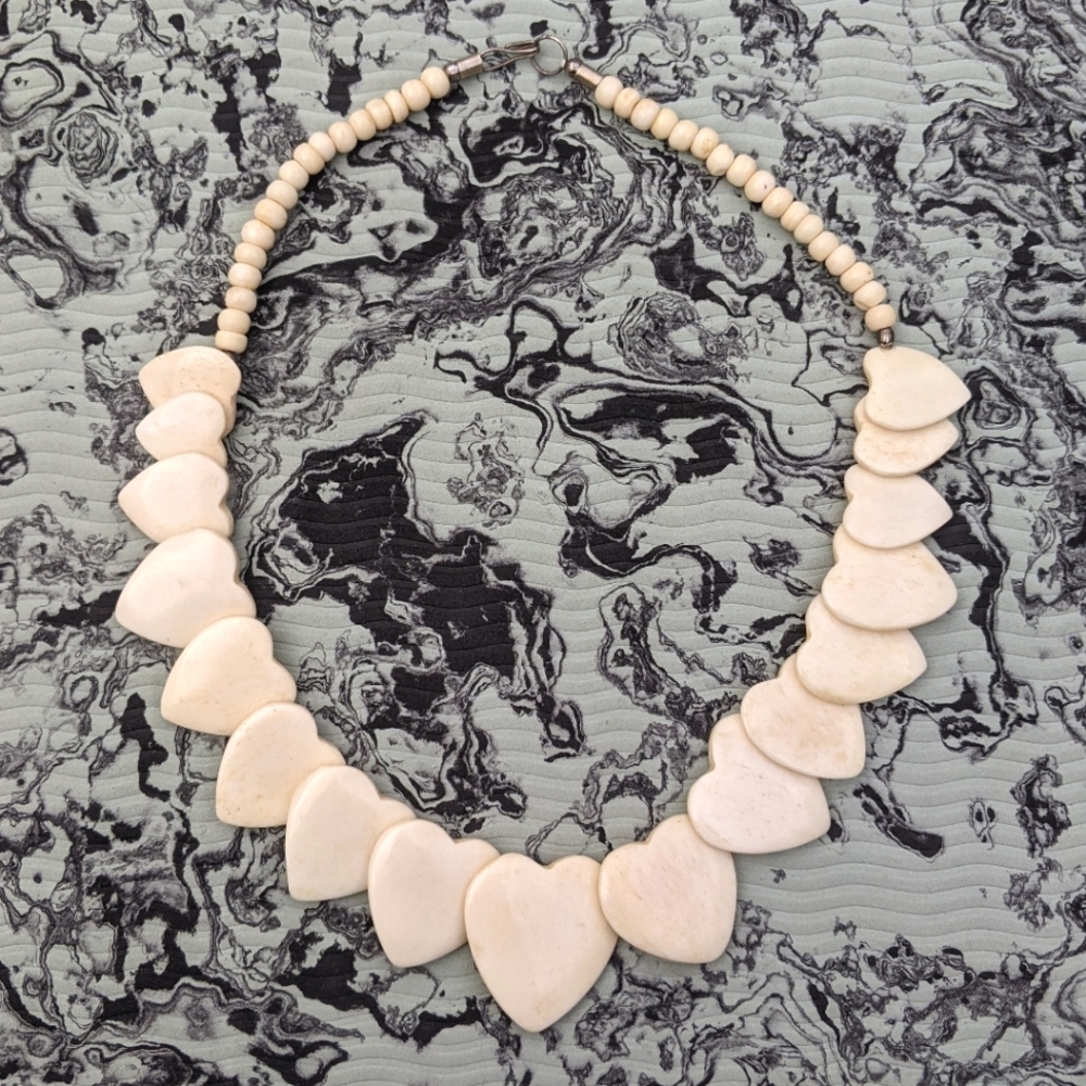 Vintage Bone Choker Necklace